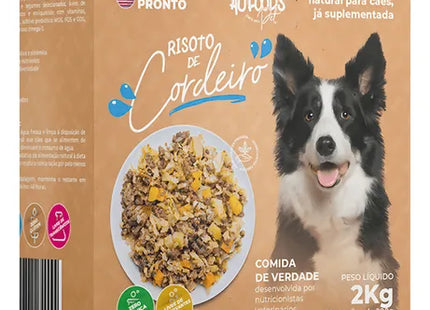 Imagem do produto Ração Úmida Aufoods Risoto de Cordeiro para Cachorros, tipo Ração Úmida, marca Aufoods.