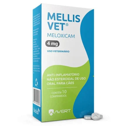 Antialérgico Avert Mellis Vet 4mg para Cães e Gatos