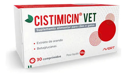 Antibiótico Avert Cistimicin para Cães e Gatos