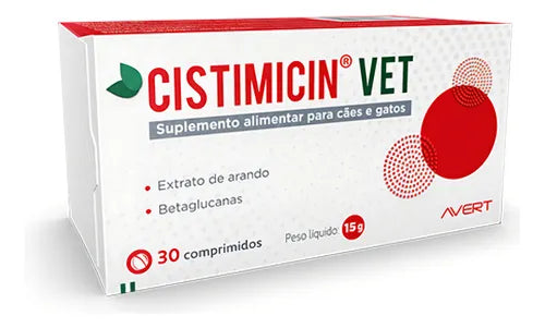 Antibiótico Avert Cistimicin para Cães e Gatos