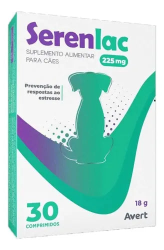 Imagem do produto Antidepressivo Avert Serenlac 225mg para Cães e Gatos, tipo Antidepressivo, marca Avert.