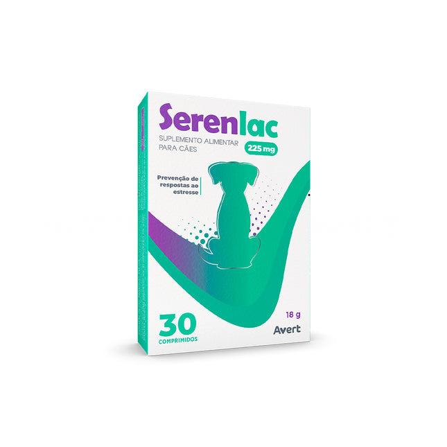 Imagem do produto Antidepressivo Avert Serenlac 225mg para Cães e Gatos, tipo Antidepressivo, marca Avert.