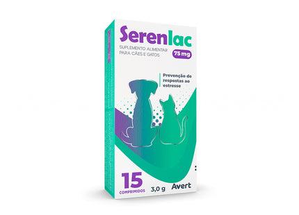 Imagem do produto Antidepressivo Avert Serenlac 75mg para Cães e Gatos, tipo Antidepressivo, marca Avert.