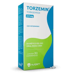 Diurético Avert Torzemin 2mg para Cães