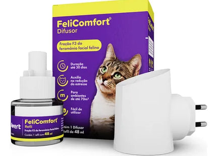 Imagem do produto Solução Dermatológica Avert Felicomfort Difusor 48ml para Gatos, tipo Solução Dermatológica, marca Avert.