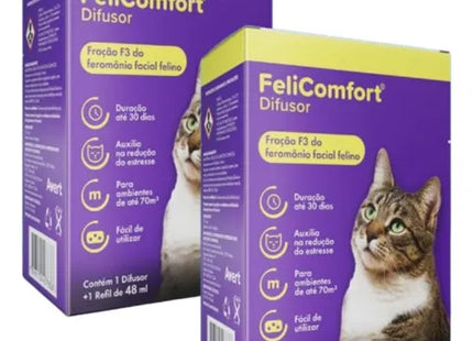 Imagem do produto Solução Dermatológica Avert Felicomfort Difusor 48ml para Gatos, tipo Solução Dermatológica, marca Avert.