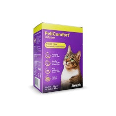 Imagem do produto Solução Dermatológica Avert Felicomfort Difusor 48ml para Gatos, tipo Solução Dermatológica, marca Avert.