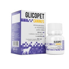 Imagem do produto Suplemento Avert Glicopet Caninus 30 ml para Cachorros, tipo Suplemento, marca Avert.