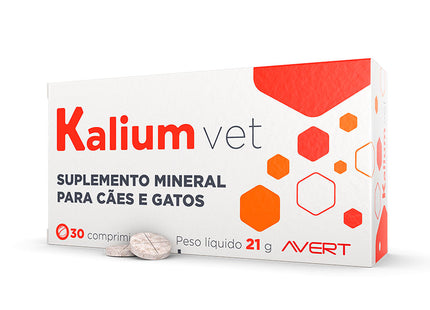 Suplemento Avert Kalium Vet para Cães e Gatos