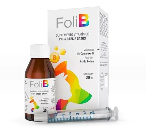 Imagem do produto Suplemento Vitamínico Avert Foli-B para Cães, tipo Suplemento Vitamínico, marca Avert.