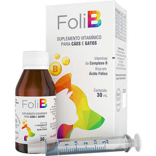 Imagem do produto Suplemento Vitamínico Avert Foli-B para Cães, tipo Suplemento Vitamínico, marca Avert.