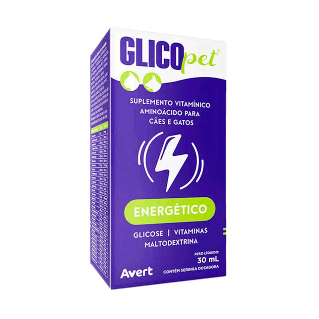 Suplemento Vitamínico Avert Glicopet Caninus 125ml para Cachorros