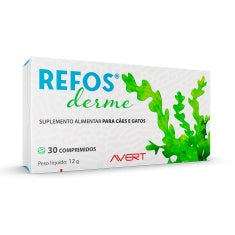 Suplemento Vitamínico Avert Refos Derme para Cães e Gatos