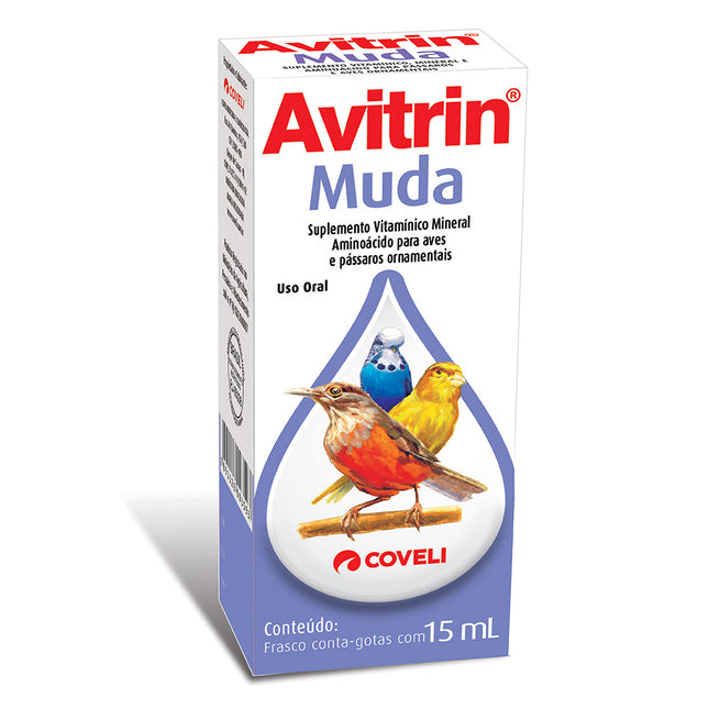 Suplemento Coveli Avitrin Muda para Aves