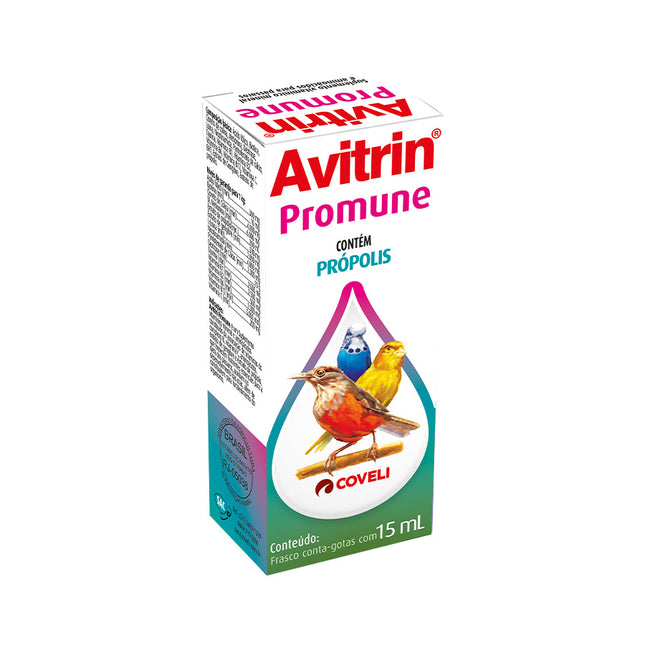 Imagem do produto Suplemento Coveli Avitrin Promune para Aves, tipo Suplemento, marca Avitrin.
