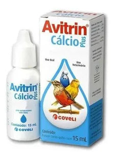Imagem do produto Suplemento Vitamínico Avitrin Cálcio para Aves, tipo Suplemento Vitamínico, marca Avitrin.