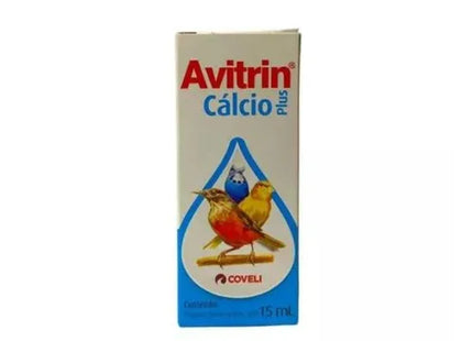 Imagem do produto Suplemento Vitamínico Avitrin Cálcio para Aves, tipo Suplemento Vitamínico, marca Avitrin.
