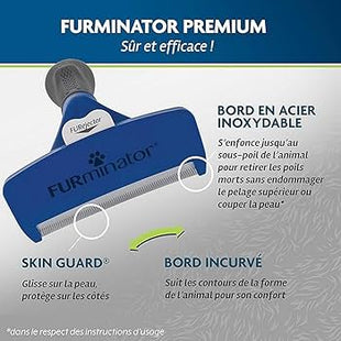 Escova Azoia Furminator para Cães de Pelo Curto Grande