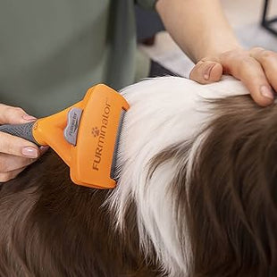 Escova Azoia Furminator para Cães de Pelo Longo Médio