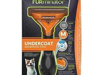 Escova Azoia Furminator para Cães de Pelo Longo Médio