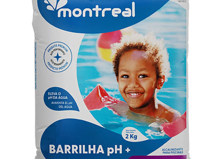 Montreal Barrilha pH+ 2 kg — Elevador de pH para Piscinas