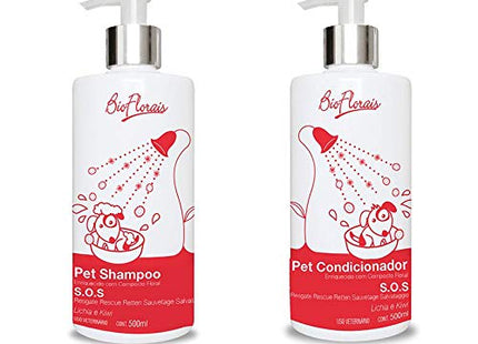 Condicionador Bioflorais Ansiedade Pelos Claros para Cachorros