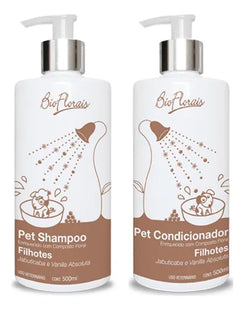 Shampoo Bioflorais Ansiedade Pelos Escuros para Cachorros