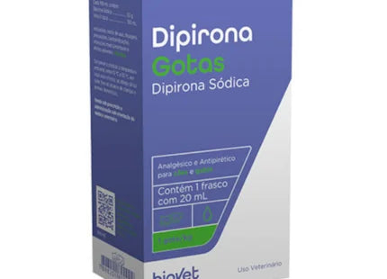 Imagem do produto Analgésico Biovet Dipirona Gotas para Cães e Gatos, tipo Analgésico, marca Biovet.