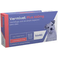Vermífugo Biovet Vermivet Plus 2g para Cães