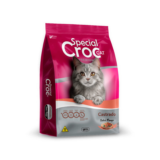 Ração Seca Special Croc Cat Castrado