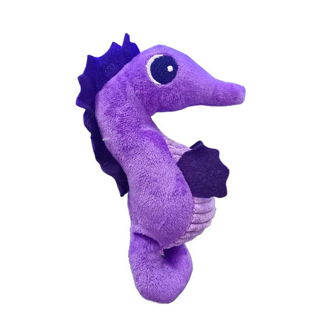 Brinquedo Pelúcia Cavalo‑Marinho – Savana Pet ~20 cm com Apito