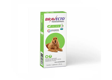 Bravecto Transdermal Cães 10–20 kg – 500 mg