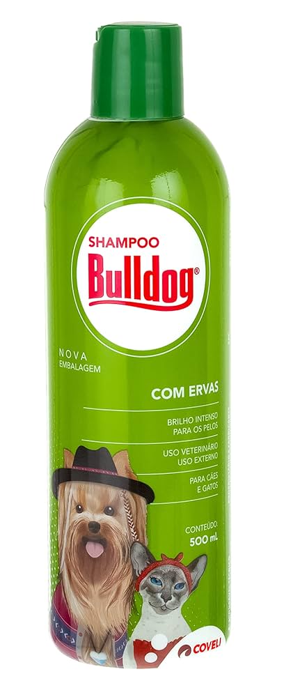 Imagem do produto Shampoo Dermatológico Bulldog Antipulgas 500ml para Cachorros, tipo Shampoo Dermatológico, marca Bulldog.