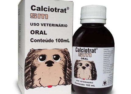 Calciotrat SM Oral 100 mL – Suplemento de Cálcio para Cães e Gatos