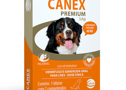 Antiparasitário Interno Canex Premium 3600mg para Cães