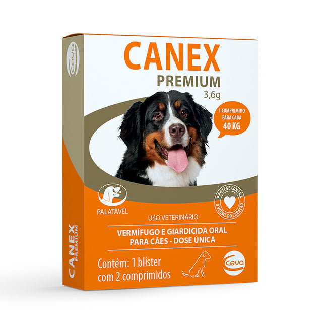Antiparasitário Interno Canex Premium 3600mg para Cães