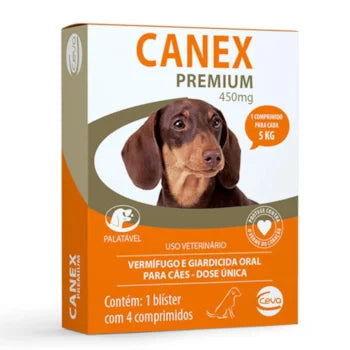 Imagem do produto Antiparasitário Interno Canex Premium 450mg para Cachorro, tipo Antiparasitário Interno, marca Canex.