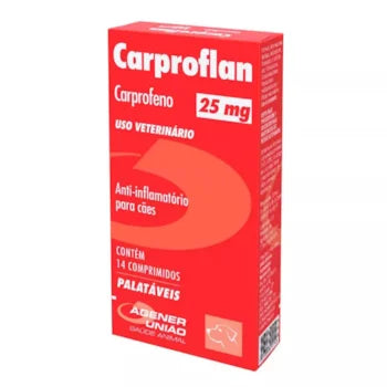 Anti-inflamatório Carproflan 25mg para Cães