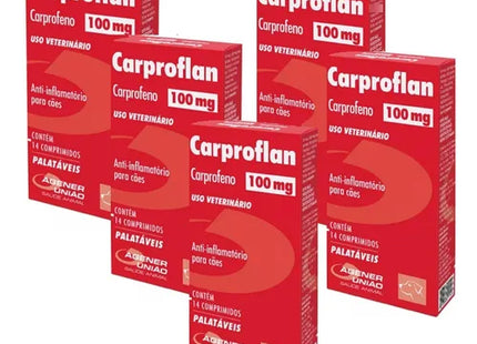 Anti-inflamatório Super Mix Carproflan 100mg para Cães