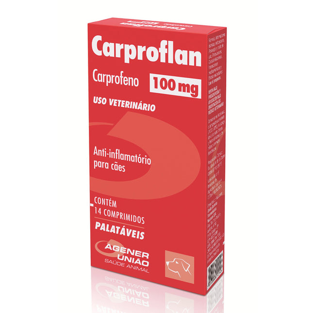 Anti-inflamatório Super Mix Carproflan 100mg para Cães