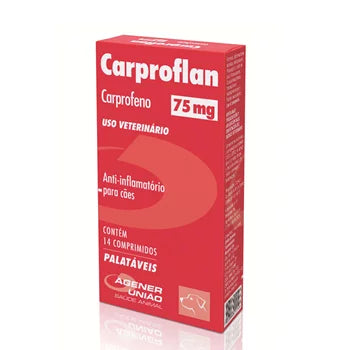 Anti-inflamatório Super Mix Carproflan 75mg para Cães