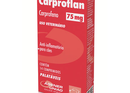Anti-inflamatório Super Mix Carproflan 75mg para Cães