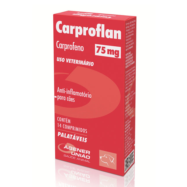 Anti-inflamatório Super Mix Carproflan 75mg para Cães
