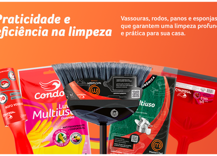 Vassoura Casa Da Limpeza Terreiro Nylon