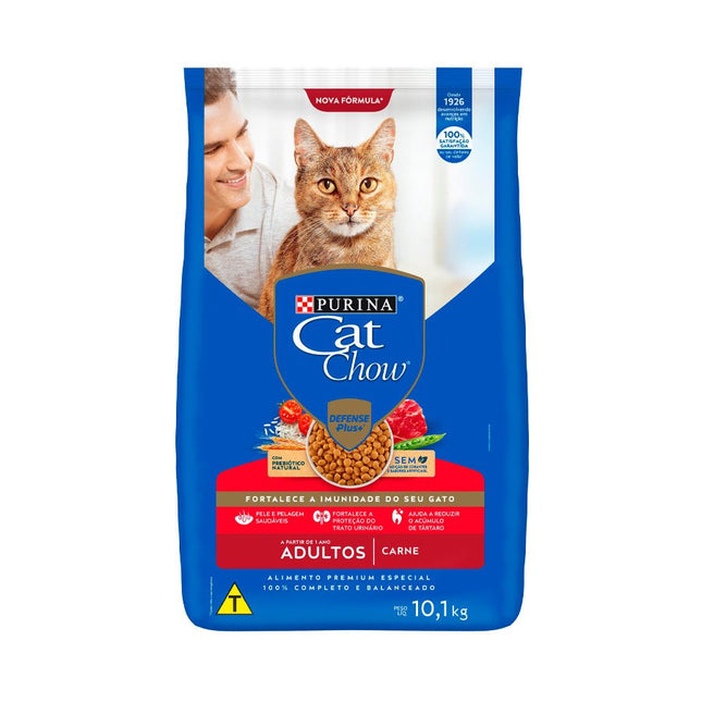 Imagem do produto Ração Seca Cat Chow para Gatos Adultos de Porte Pequeno, tipo Ração Seca, marca Cat Chow.