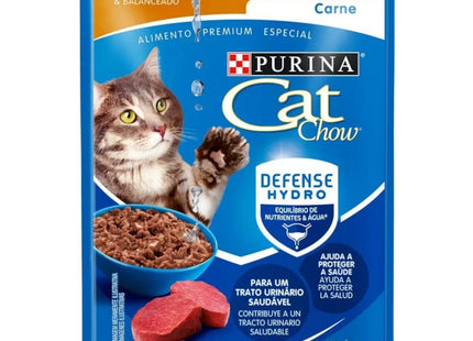 Imagem do produto Ração Úmida Cat Chow Carne em Molho para Gatos Castrados, tipo Ração Úmida, marca Cat Chow.