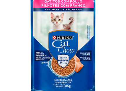 Imagem do produto Ração Úmida Cat Chow Frango para Gatos Filhotes, tipo Ração Úmida, marca Cat Chow.