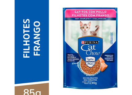 Imagem do produto Ração Úmida Cat Chow Frango para Gatos Filhotes, tipo Ração Úmida, marca Cat Chow.
