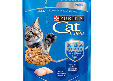 Imagem do produto Ração Úmida Cat Chow Pescado para Gatos Adultos, tipo Ração Úmida, marca Cat Chow.