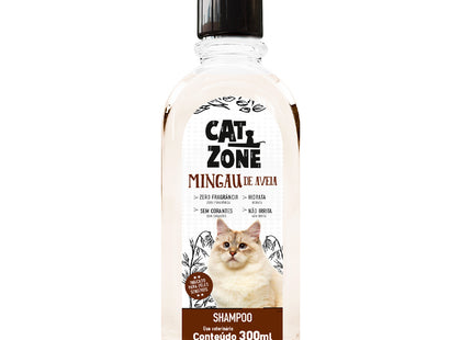 Imagem do produto Shampoo Cat Zone Mingau De Aveia para Gatos, tipo Shampoo, marca Cat Zone.